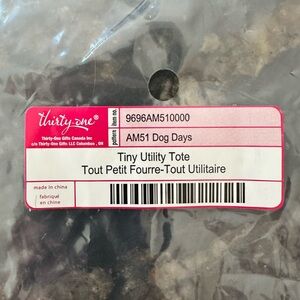 thirty-one brand “ dog days “ tiny utility tote